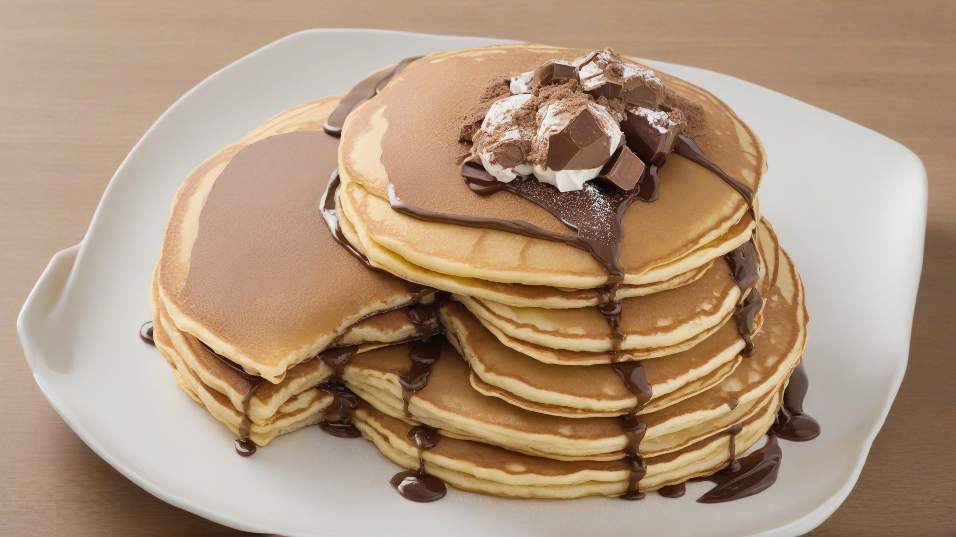 pancakes alla nutella